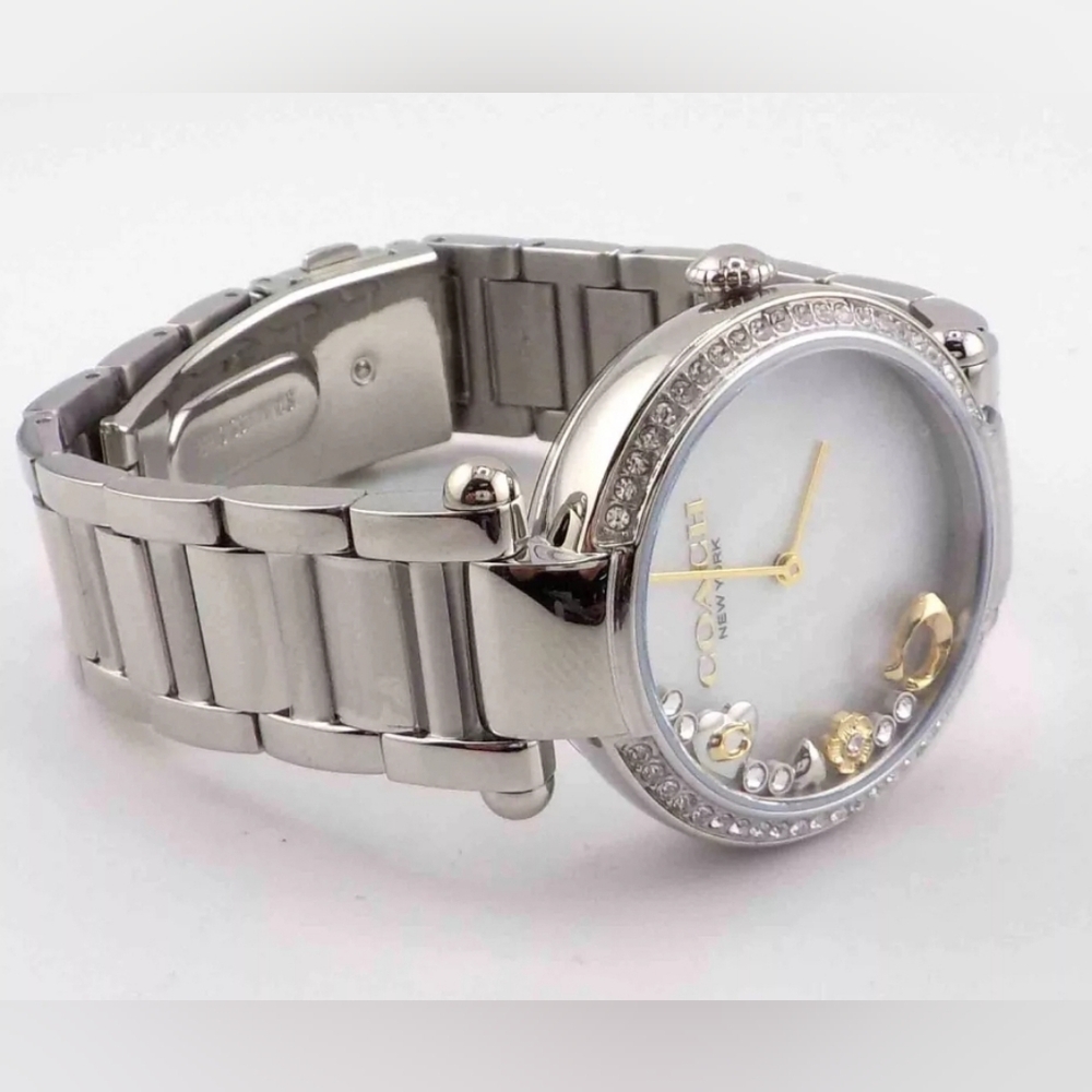 ***BRAND NEW*** COACHWomen's Cary Silver-Tone Stainless Steel Bracelet Watch - Picture 6 of 9